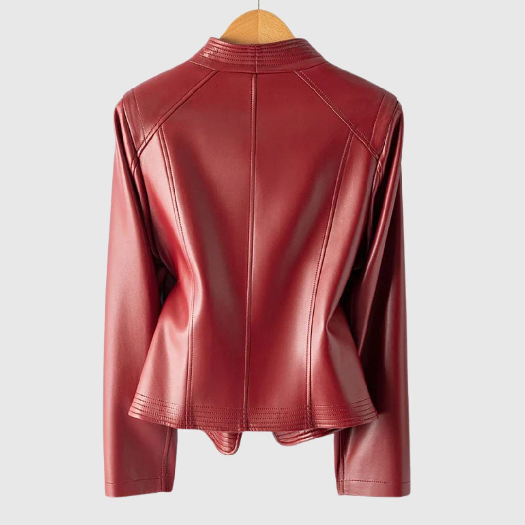Elara Tailored Leather Jacket