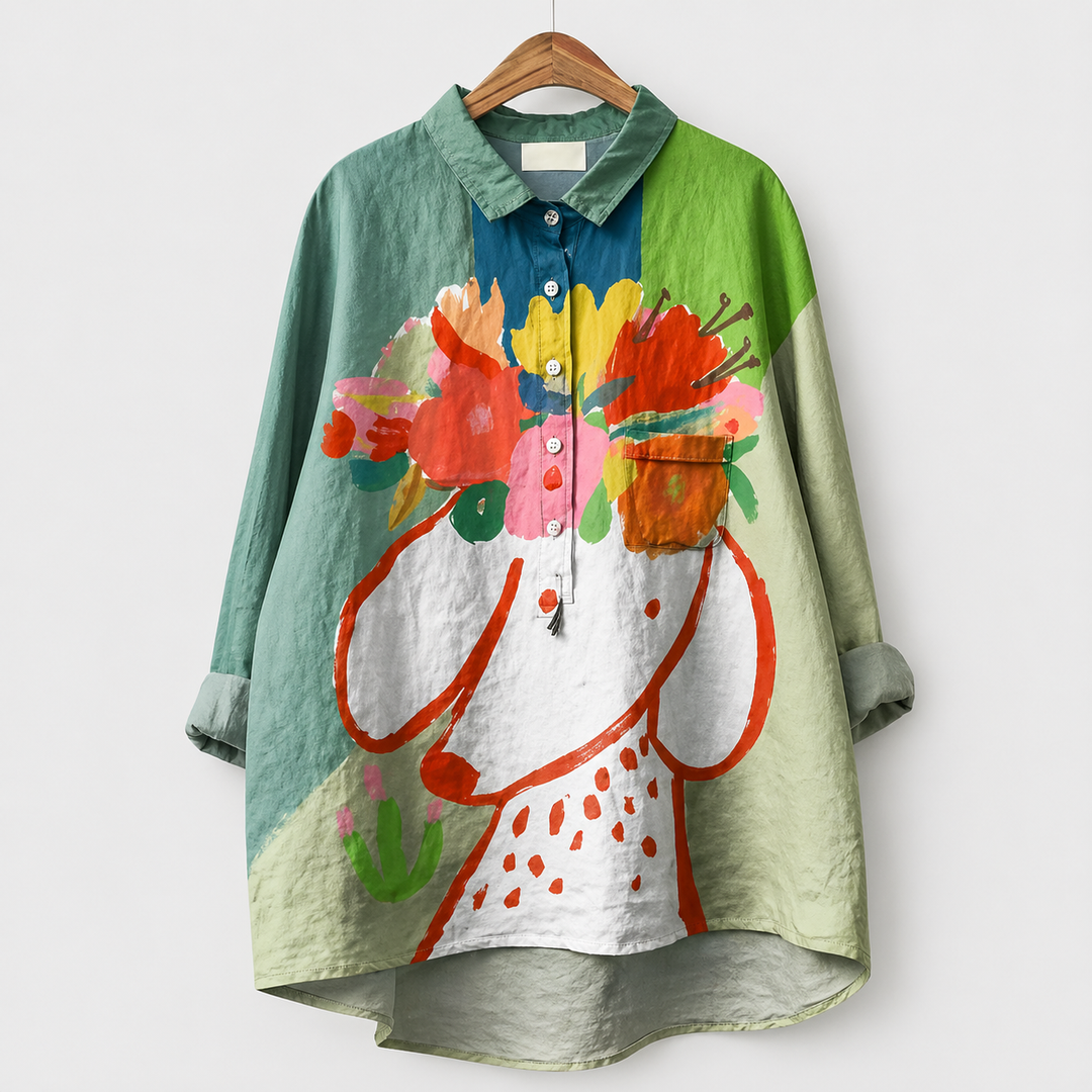 Aurélie | Blouse élégante estivale