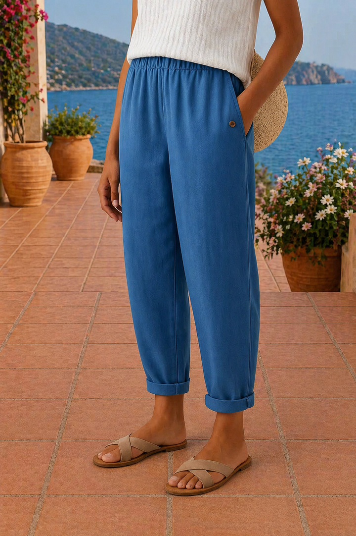 Sienna | Pantalon en lin décontracté