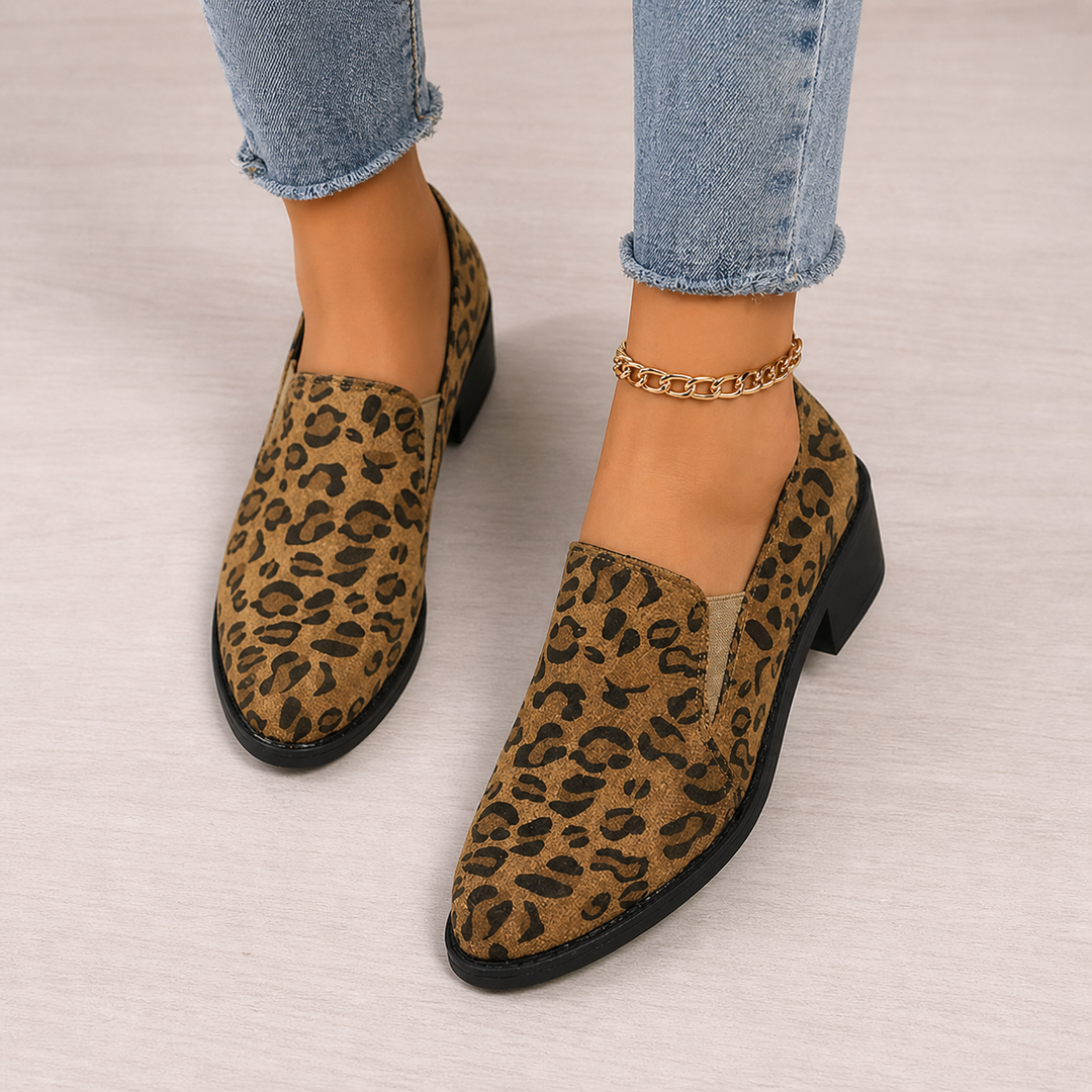 Angélique | Mocassin Léopard