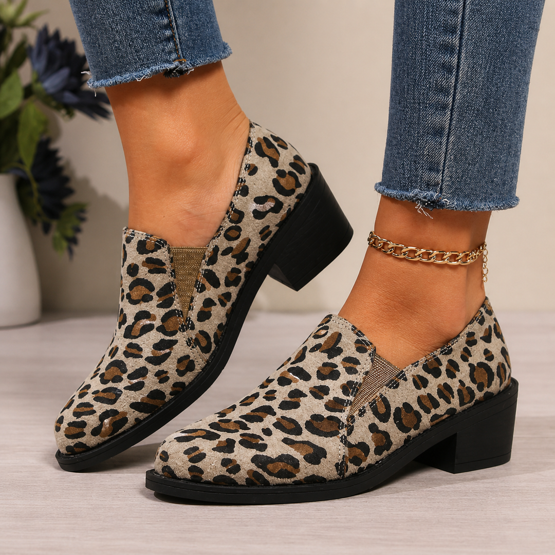 Angélique | Mocassin Léopard