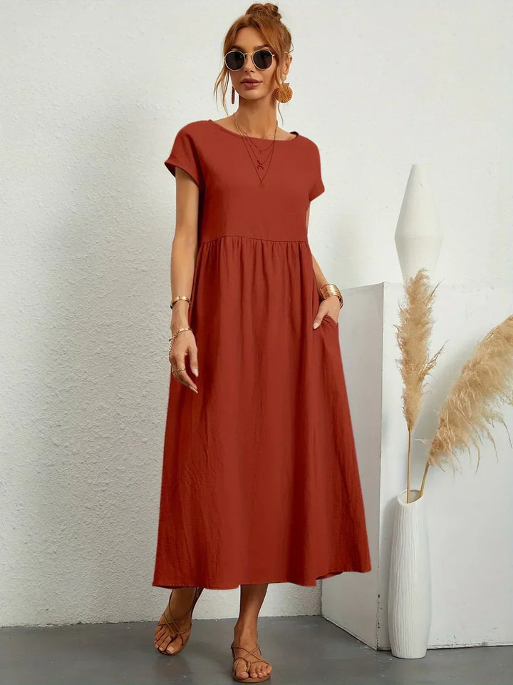 Amélie | Robe midi fluide