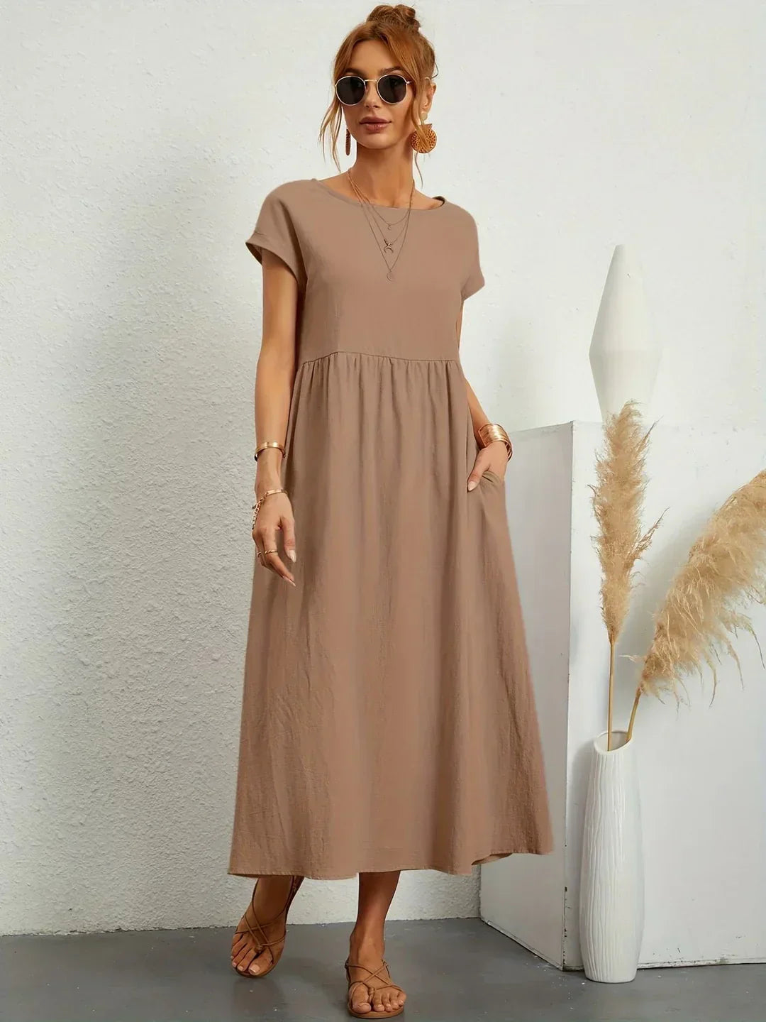 Amélie | Robe midi fluide