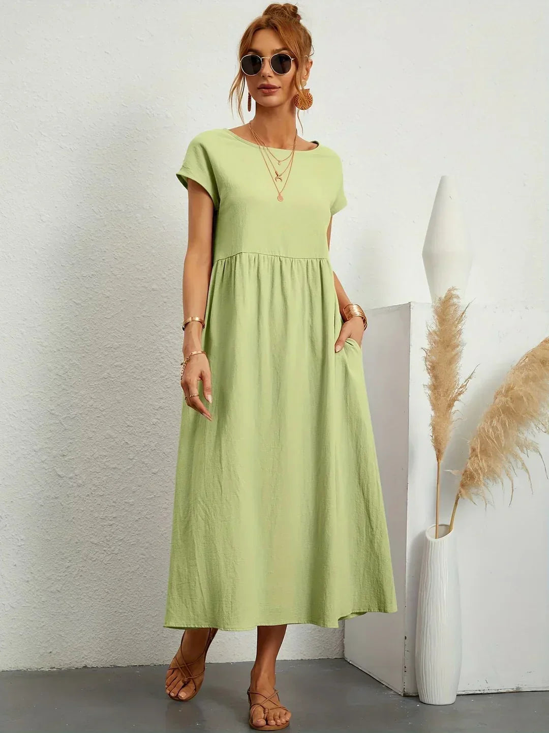 Amélie | Robe midi fluide