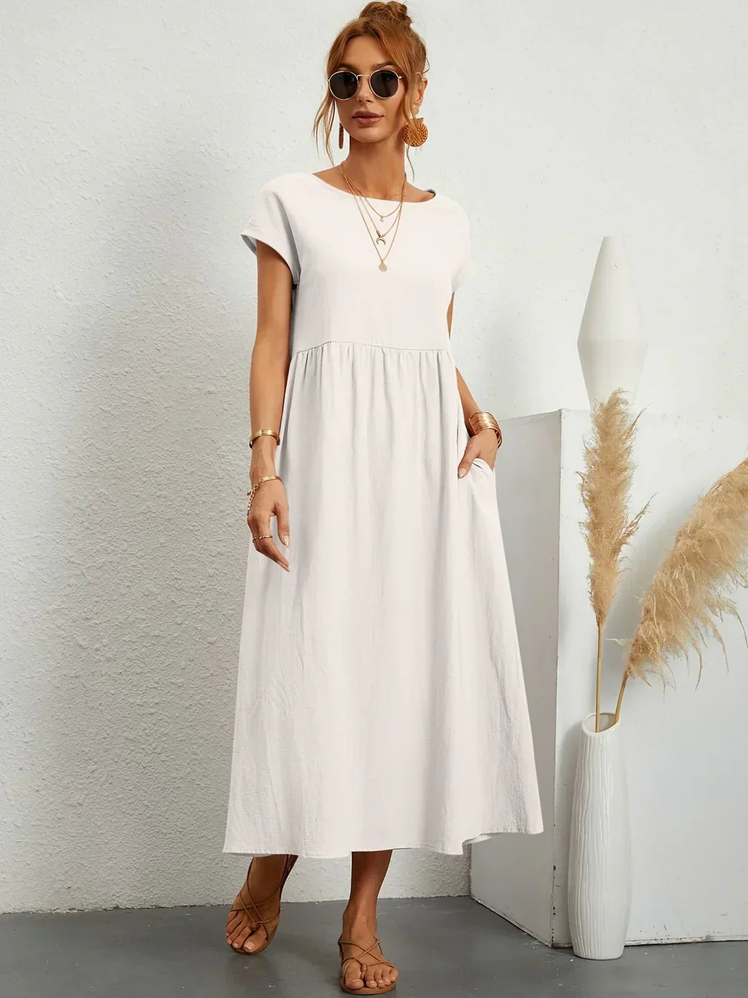 Amélie | Robe midi fluide