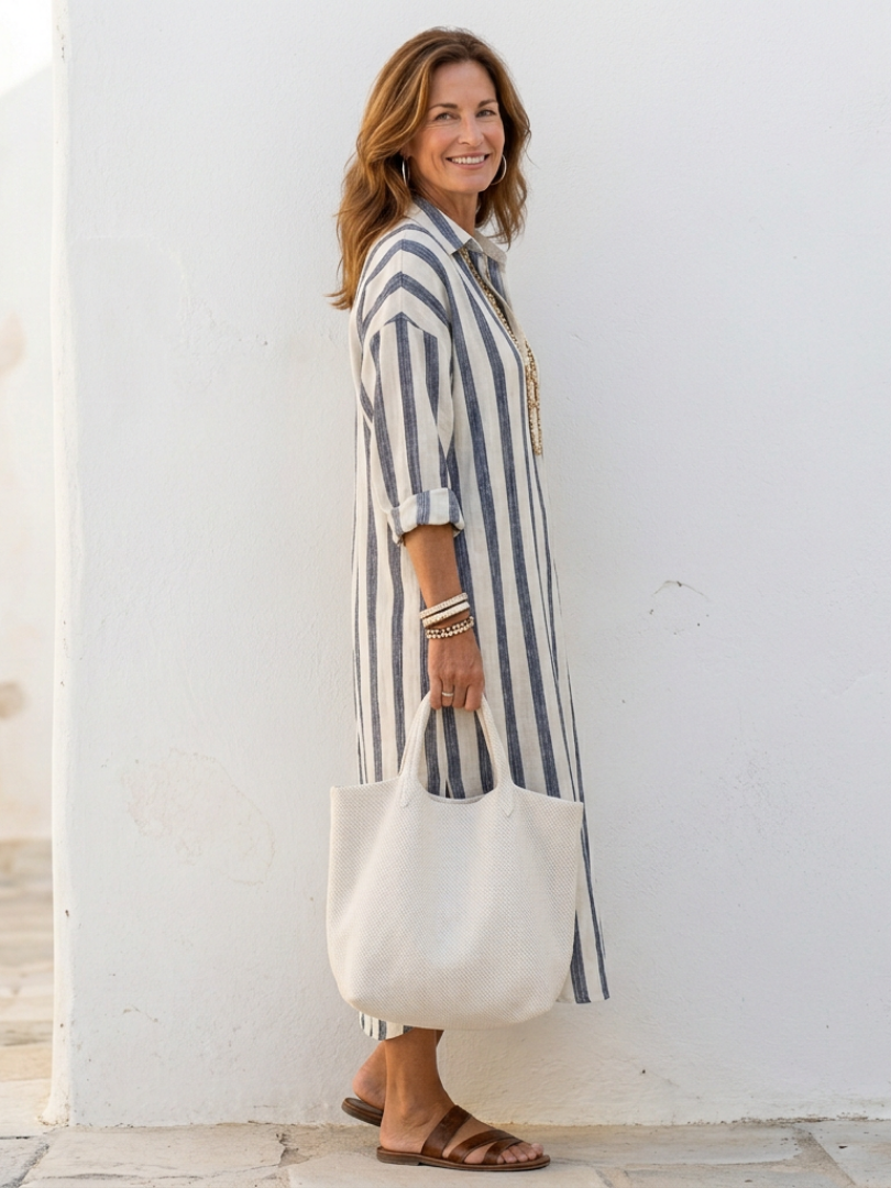 Naomi | Robe chemise midi