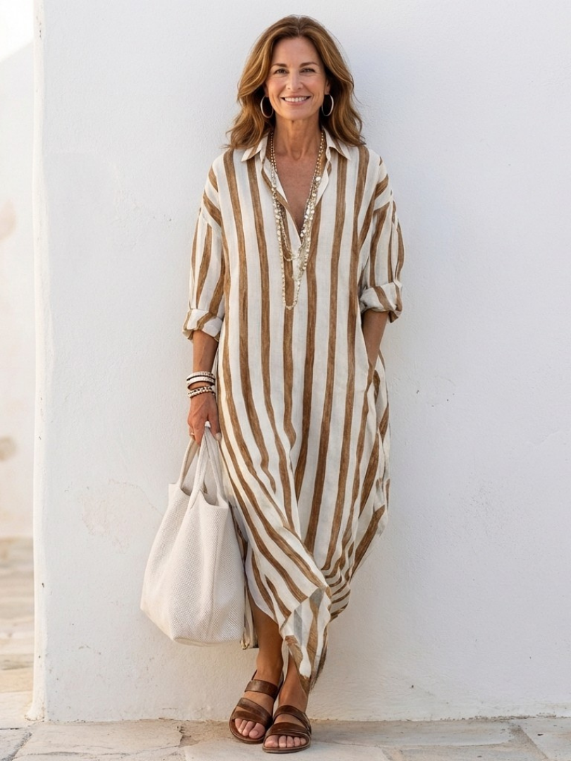 Naomi | Robe chemise midi