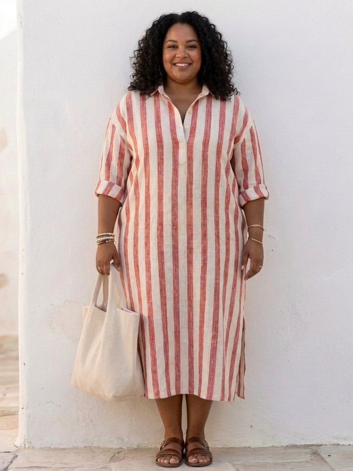 Naomi | Robe chemise midi