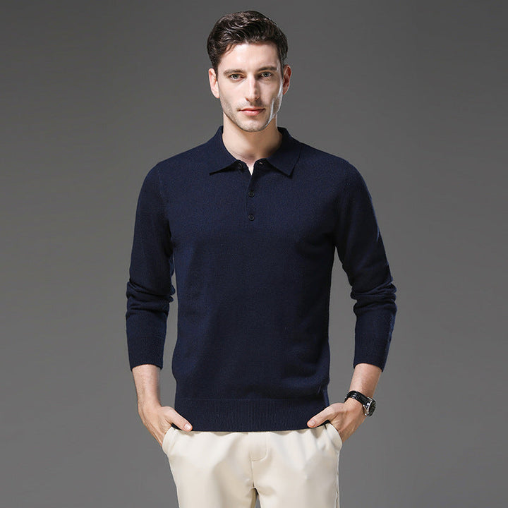 Rafael - Pull Polo en Cachemire