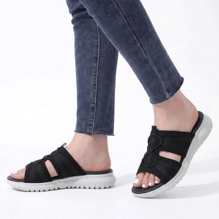 Aria Slide Sandal – Cushioned Support & Pressure Relief