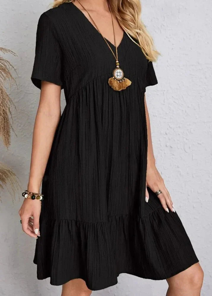 Enora | Robe élégante flatteuse