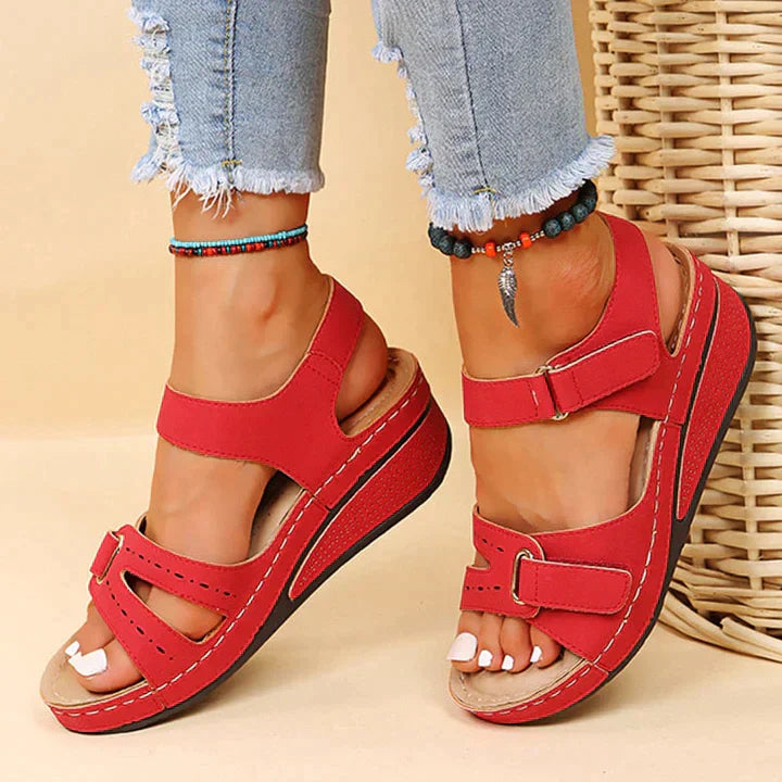 Sandy™ - Sandales Orthopédiques Confortables avec Talon