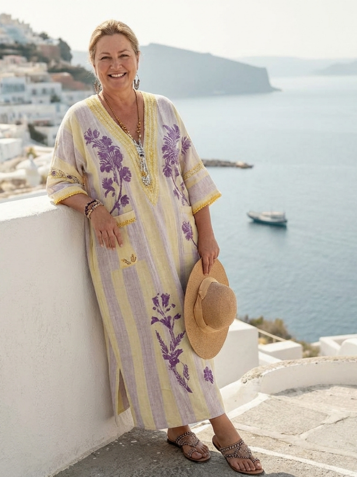 Elvina | Robe midi élégante