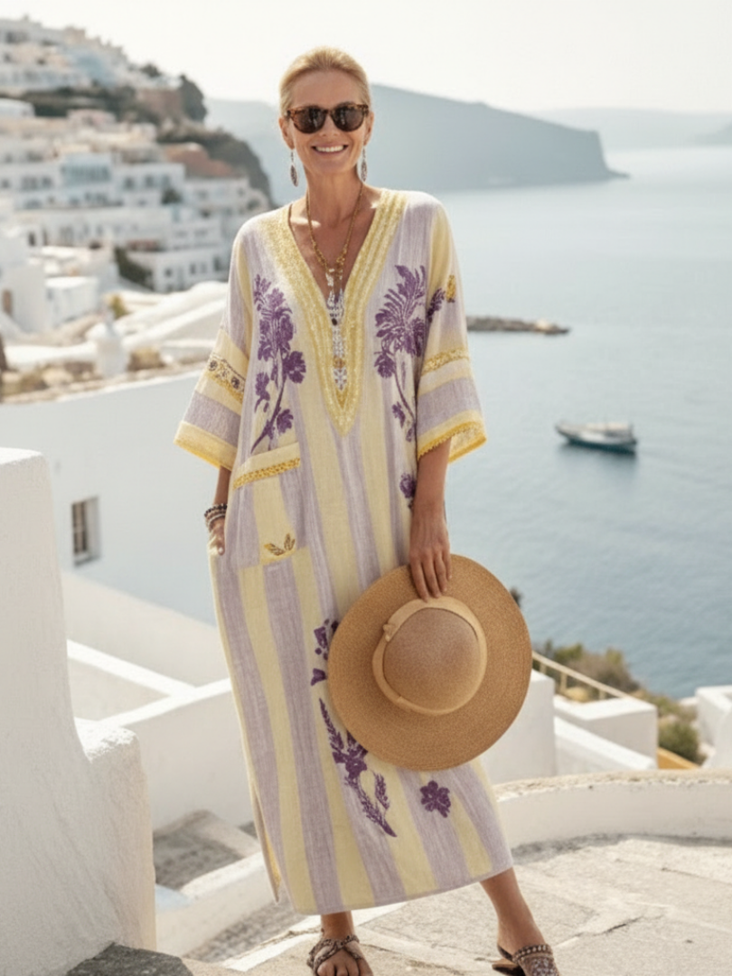 Elvina | Robe midi élégante
