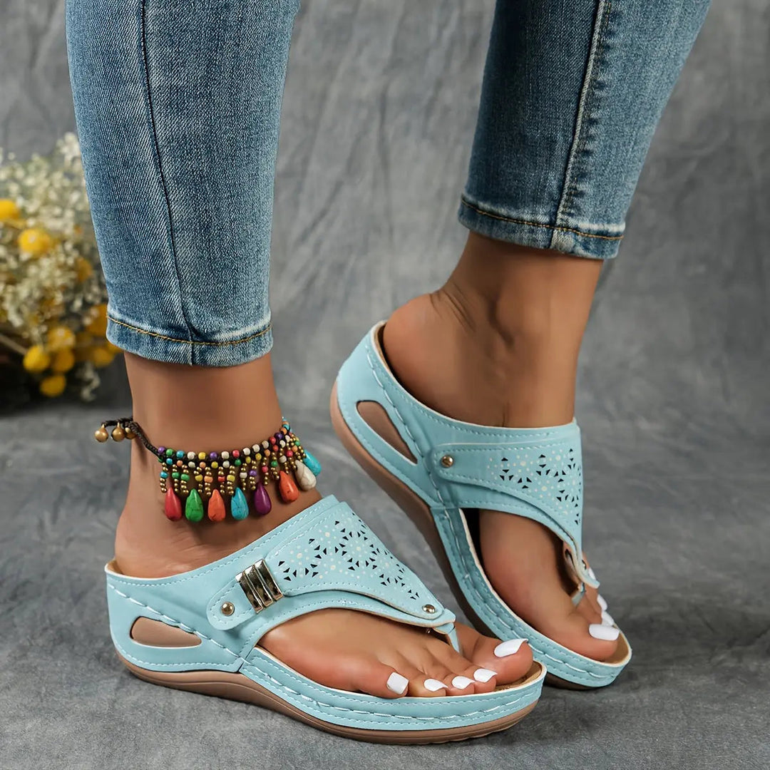 Élodie | Sandales à Talon et Tongs pour Femme