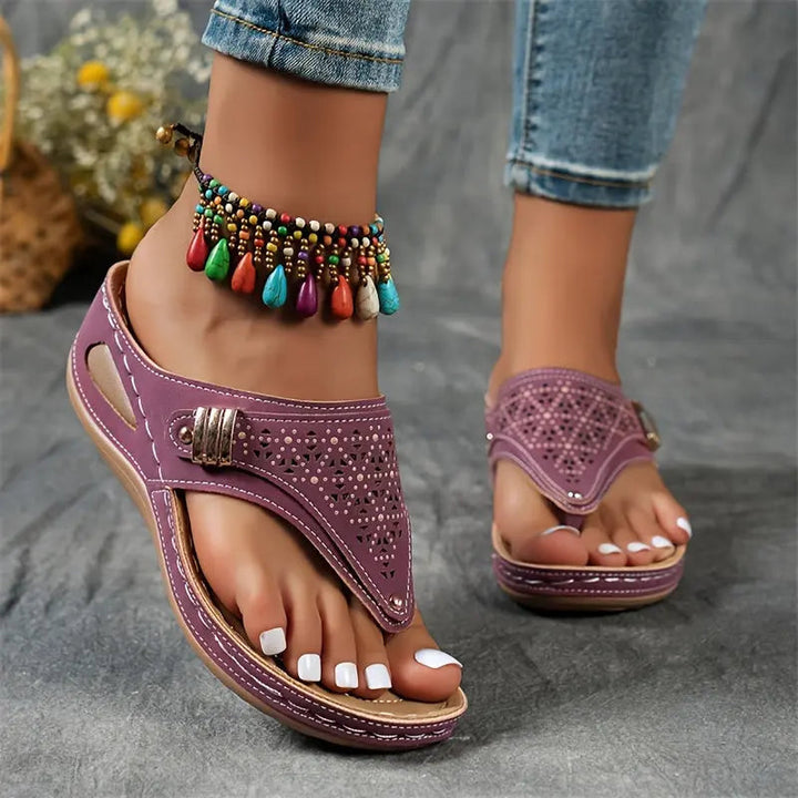 Élodie | Sandales à Talon et Tongs pour Femme