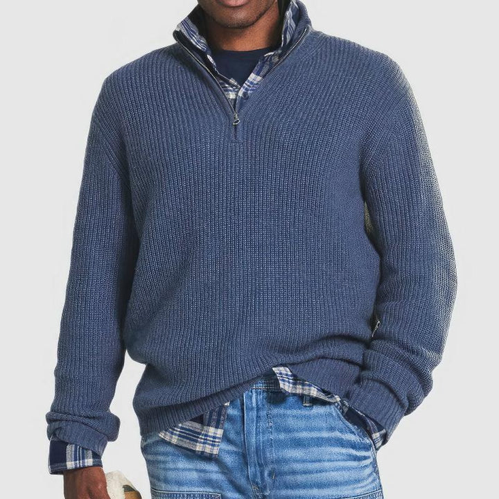 Finn - Pull Zippé Confortable