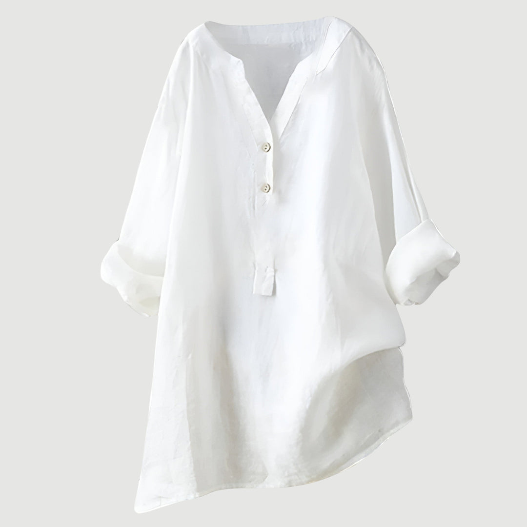 Freja - Chemise légère et confortable avec boutons