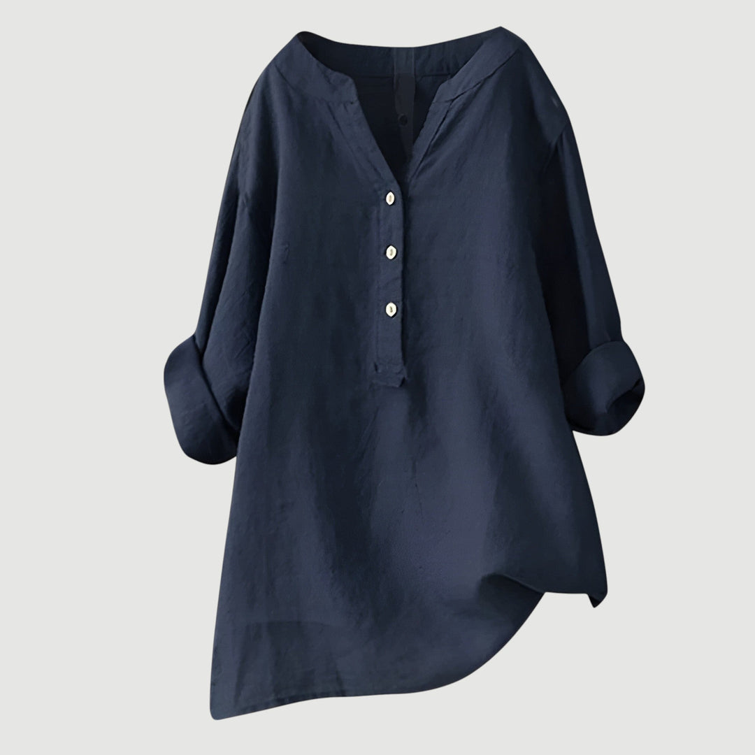 Freja - Chemise légère et confortable avec boutons