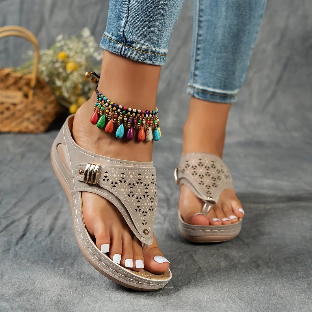 Élodie | Sandales à Talon et Tongs pour Femme