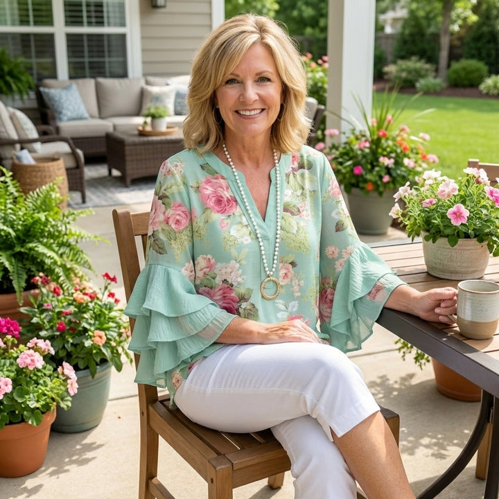 Skye | Floral Boho Blouse