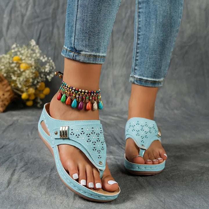 Élodie | Sandales à Talon et Tongs pour Femme