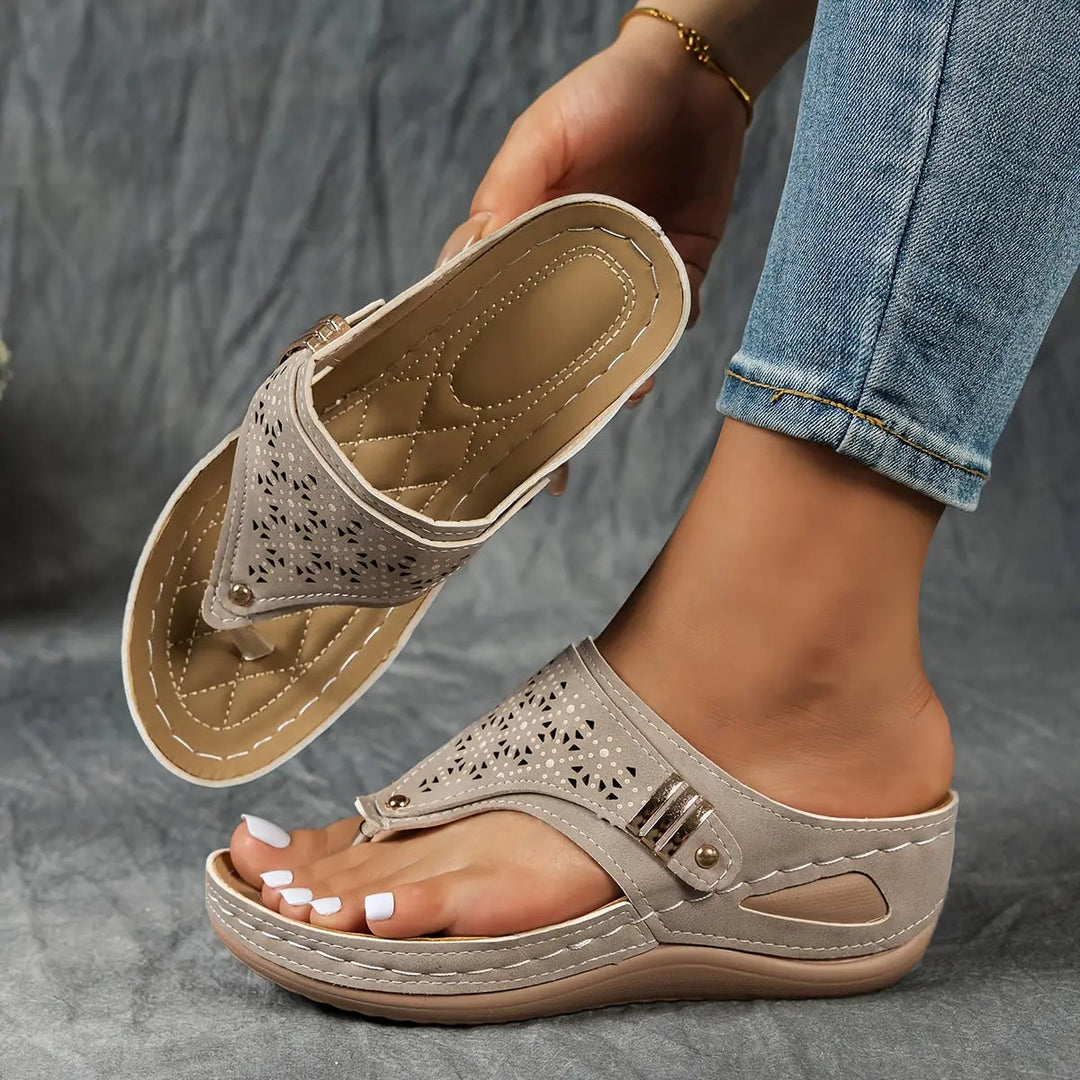 Élodie | Sandales à Talon et Tongs pour Femme