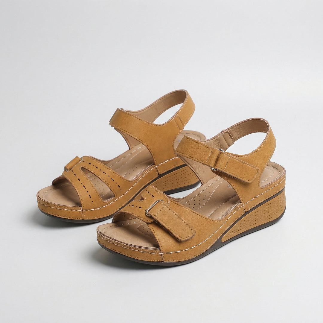 Sandy™ - Sandales Orthopédiques Confortables avec Talon