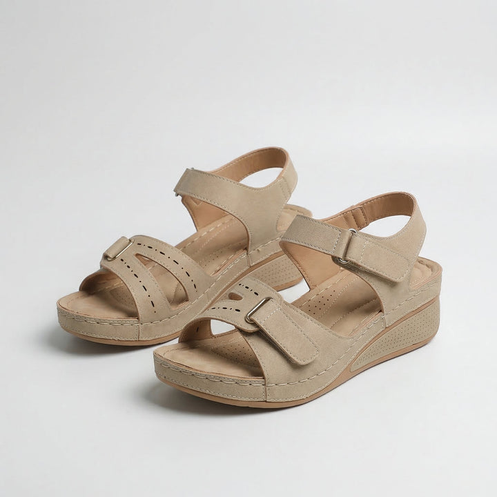Sandy™ - Sandales Orthopédiques Confortables avec Talon