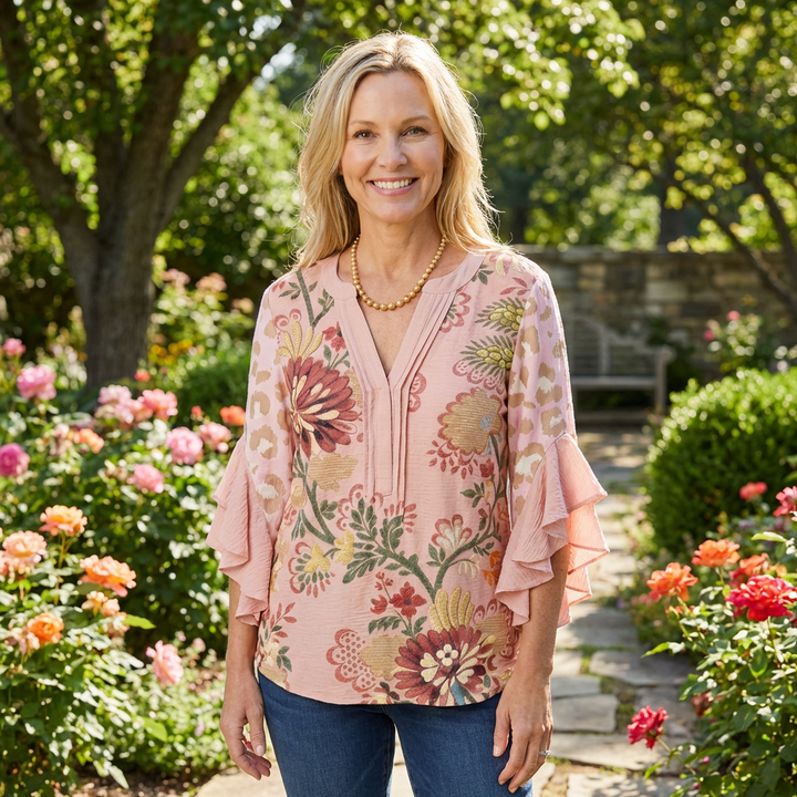 Rosalie | Floral Boho Blouse