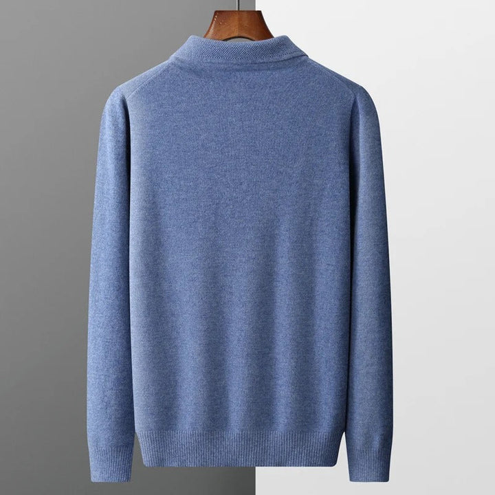 Rafael - Pull Polo en Cachemire