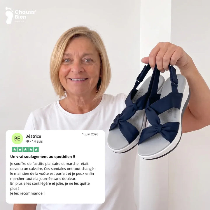 Nubéa™ - Fabric Sandals with Orthopaedic Comfort
