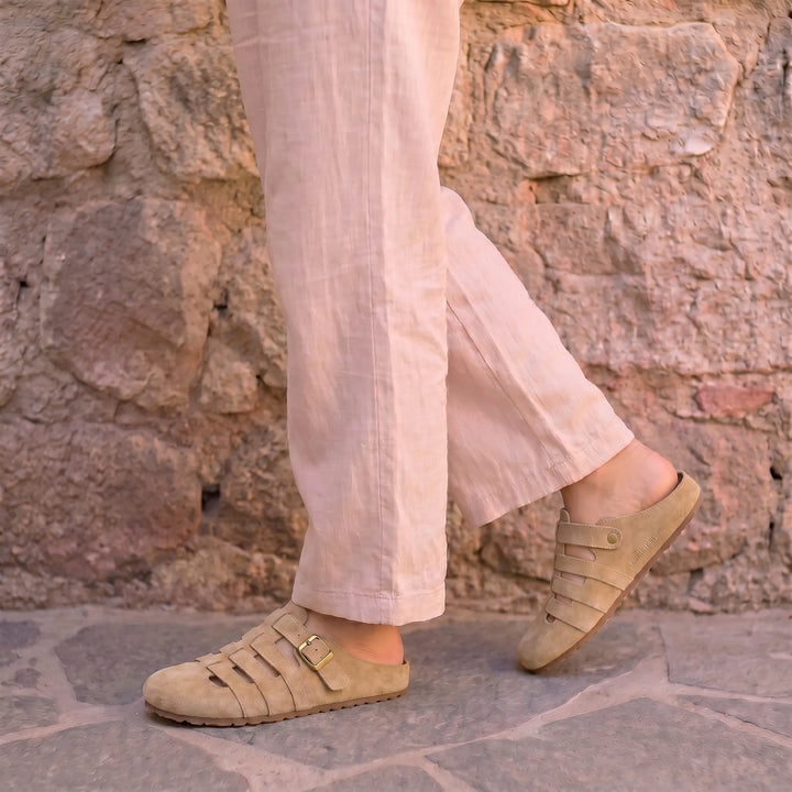 Véluria™ - Suede Mules with Orthopaedic Comfort