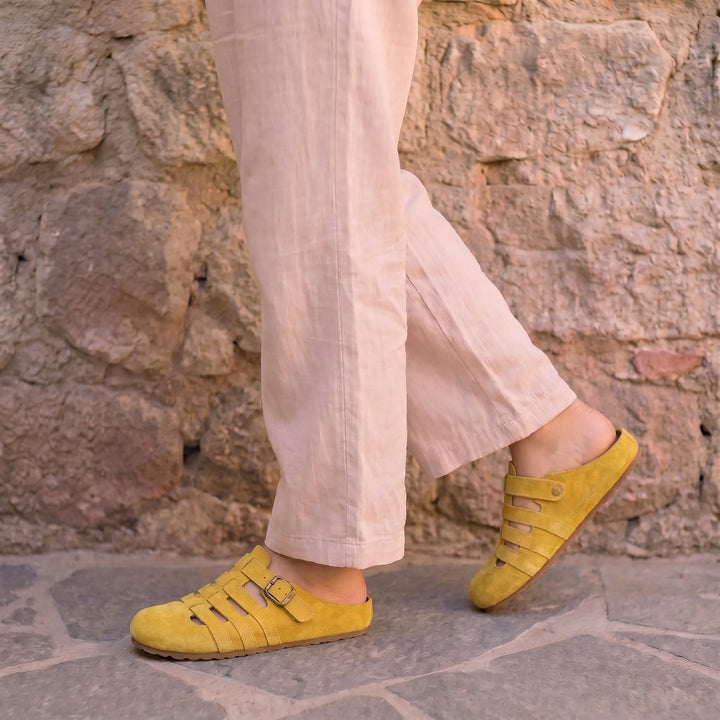 Véluria™ - Suede Mules with Orthopaedic Comfort