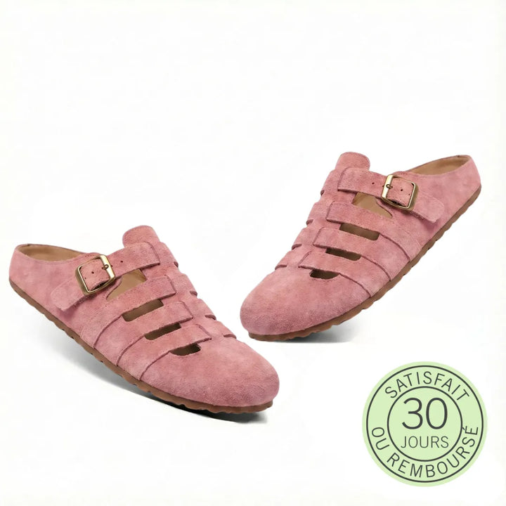 Véluria™ - Suede Mules with Orthopaedic Comfort