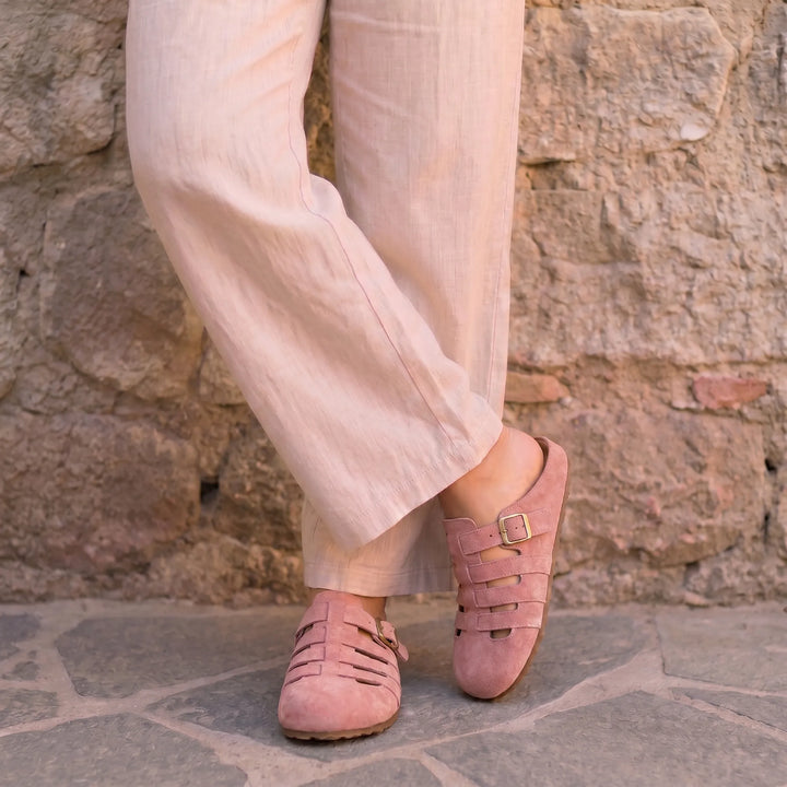 Véluria™ - Suede Mules with Orthopaedic Comfort