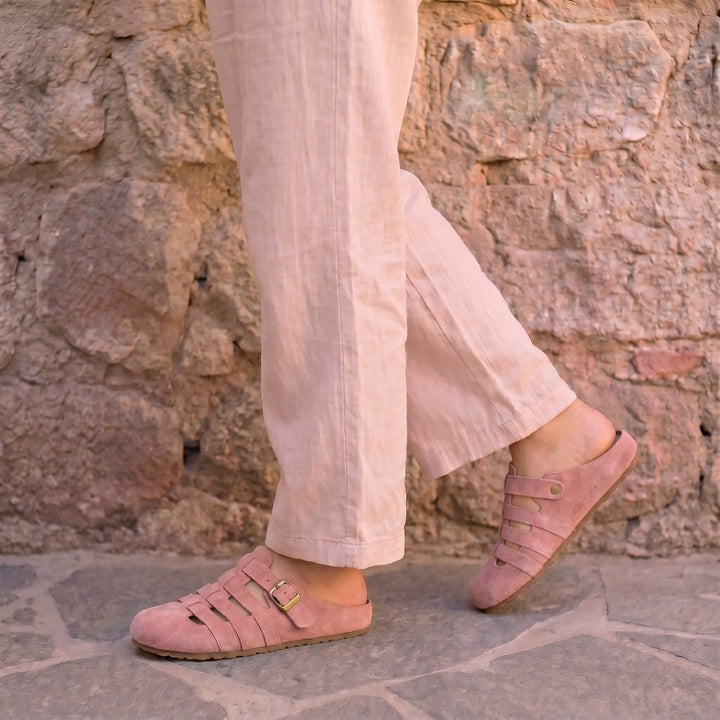 Véluria™ - Suede Mules with Orthopaedic Comfort