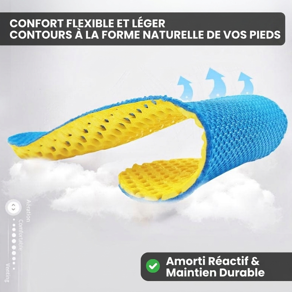 Semelles Confort Premium – Légères & Respirantes
