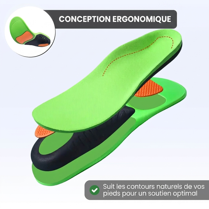 Semelles Orthopédiques Arch Comfort – EVA Haute Densité